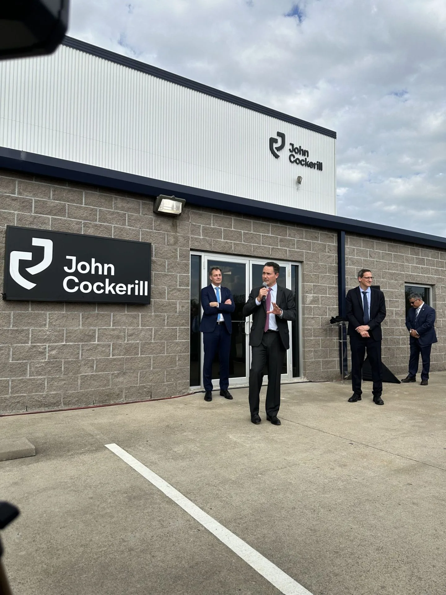John Cockerill Ground Breaking Ceremony