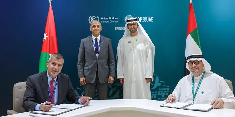 Masdar Signing Agreement with Jordanian Energy Ministry