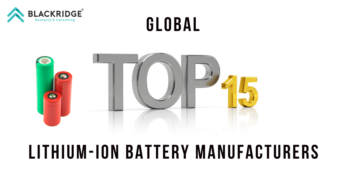 Top 15 Lithium-ion Battery Manufacturers